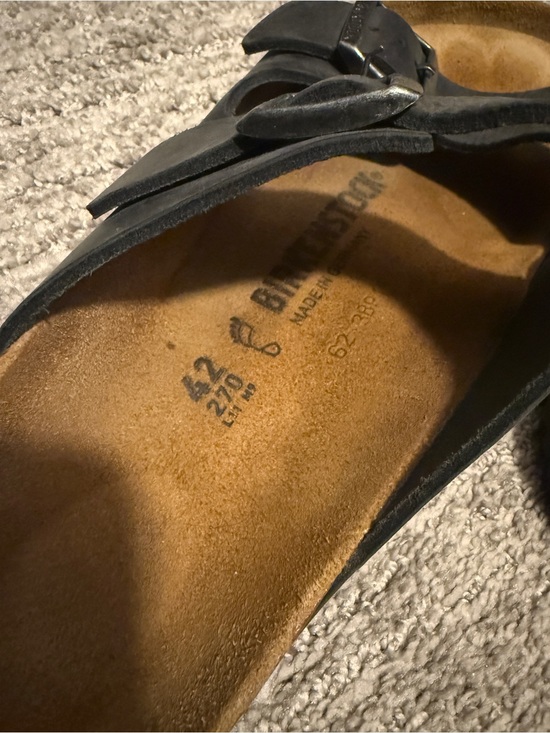 Black Double Buckle Sandals Birkenstock